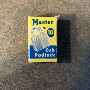 Vintage No 10 Master Cub Padlock